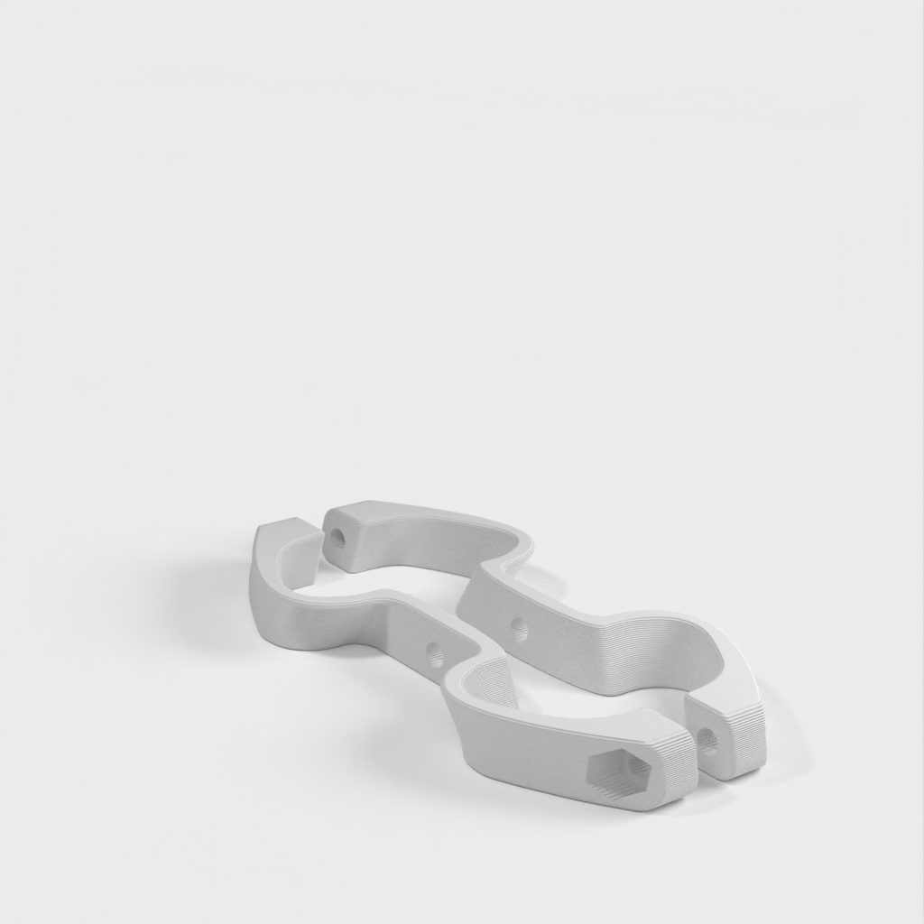 Soporte de guardabarros completo de horquilla de carbono para bicicleta MTB 29er