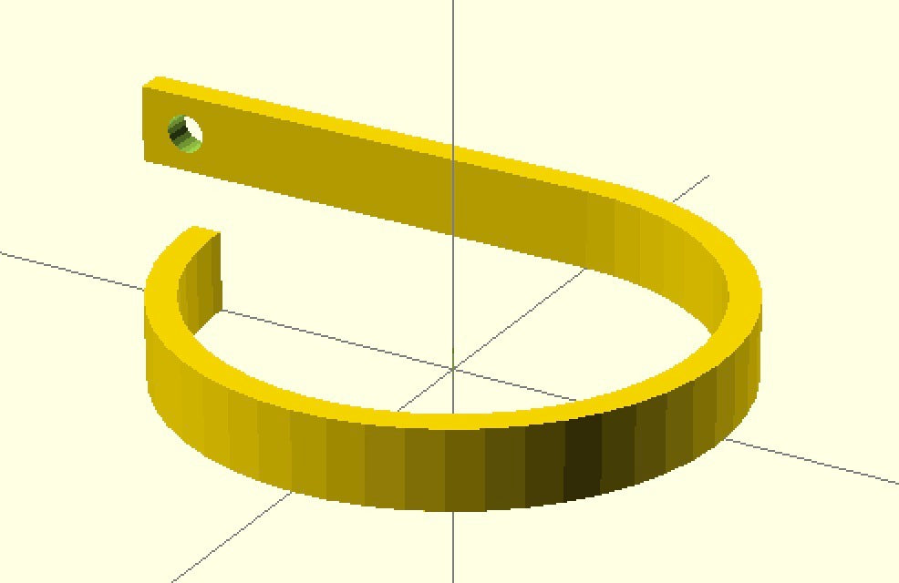 Gancho de suspensión ajustable para cables con accesorios de tornillo