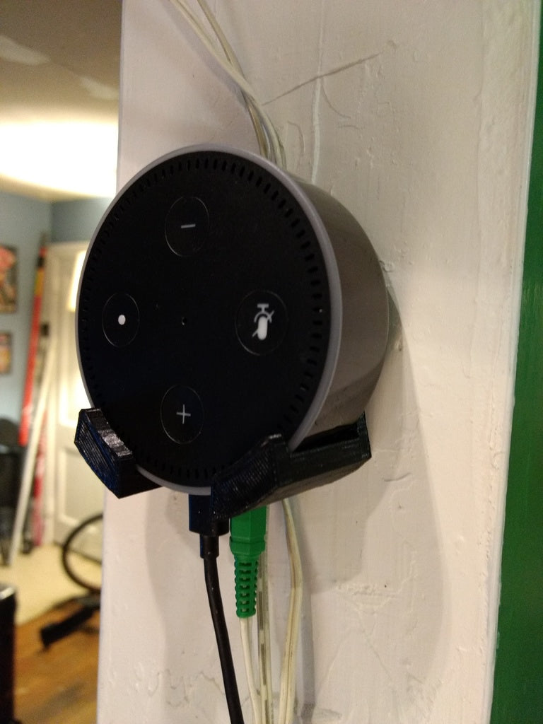 Soporte de pared para Amazon Echo Dot con gestión de cables integrada