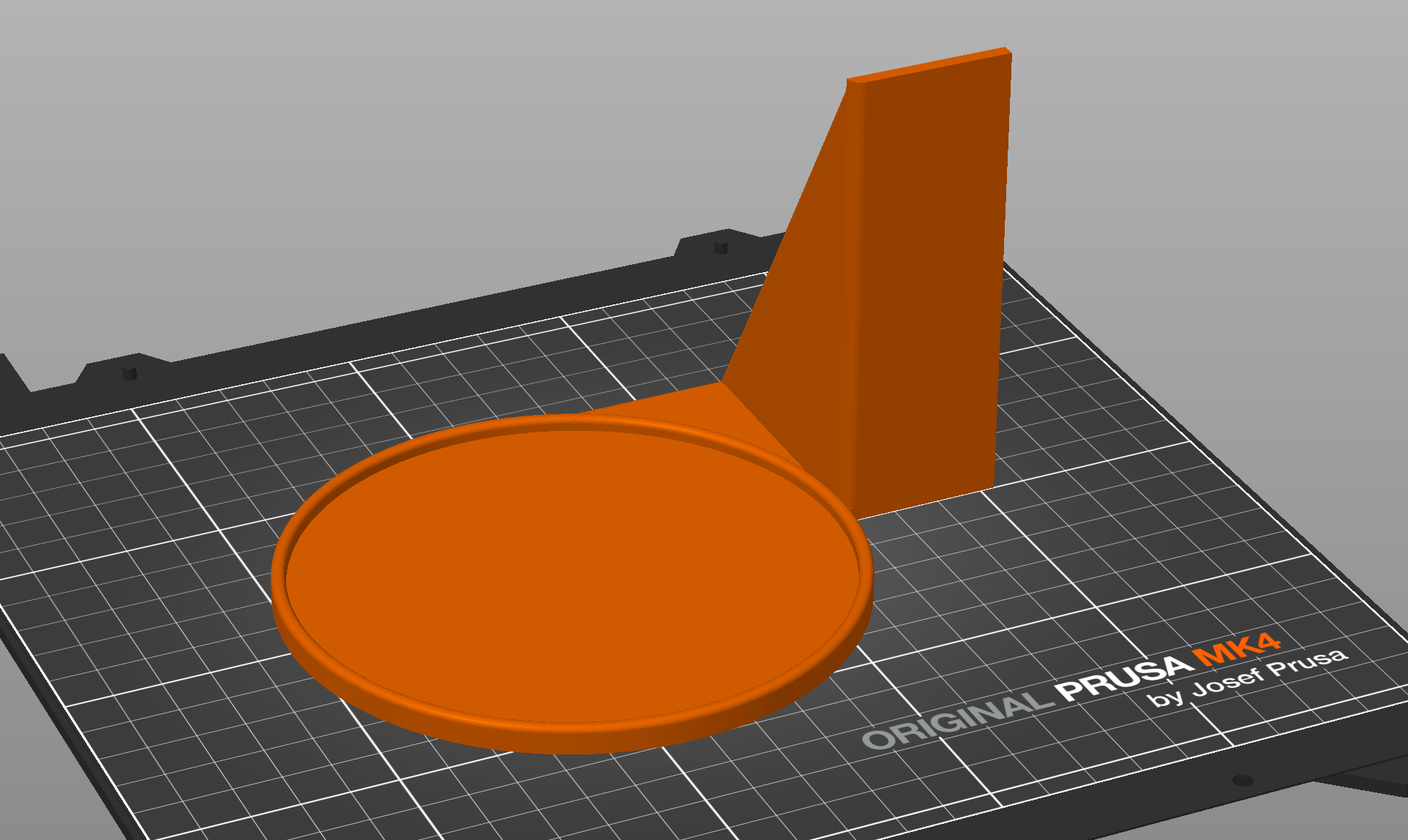 Estante redondo para altavoz para montaje en pantalla