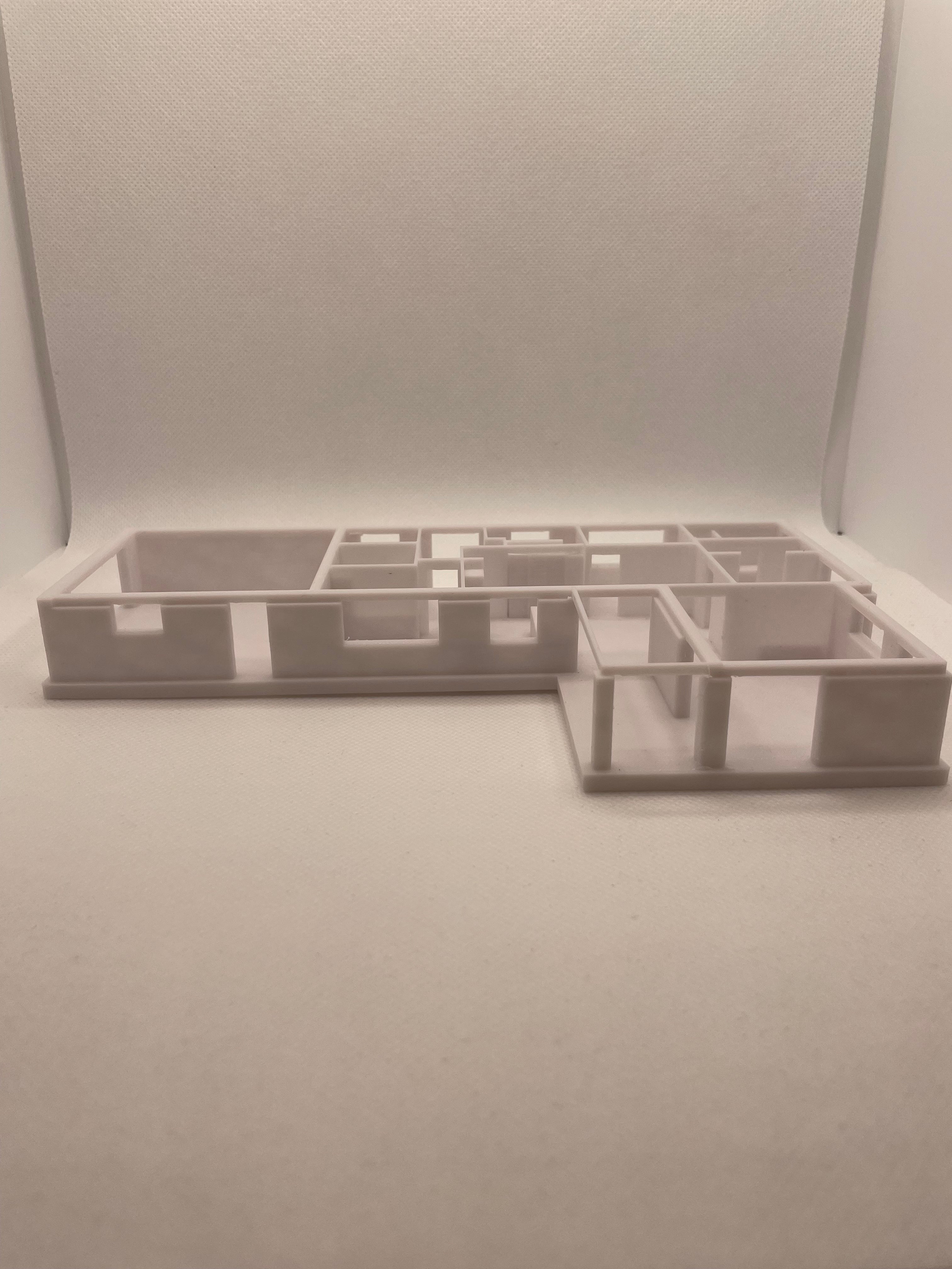 Casa impresa en 3D a partir de un plano