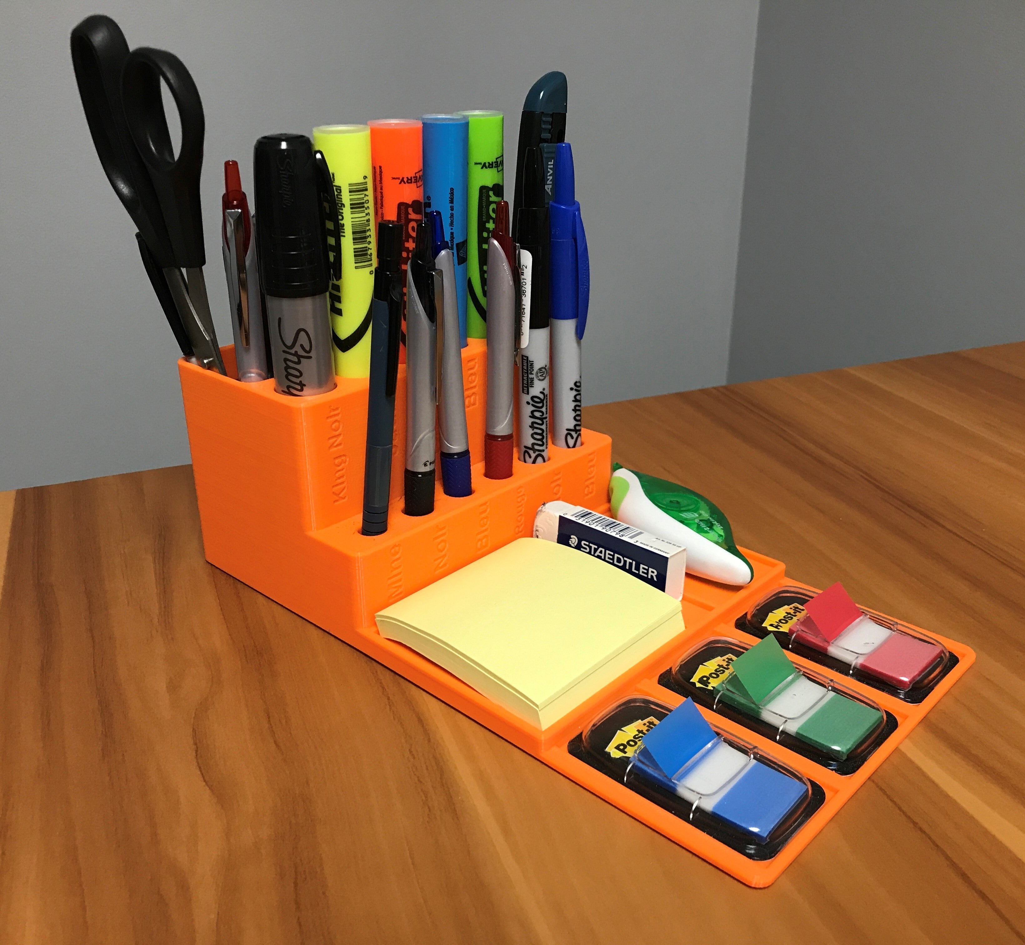 Organizador de escritorio para herramientas de oficina