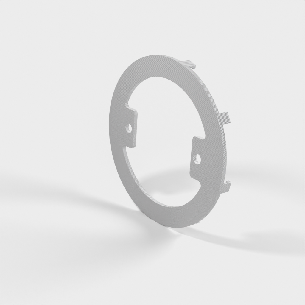 Soporte de anillo LED de 80 mm con orificios de montaje de 50 mm