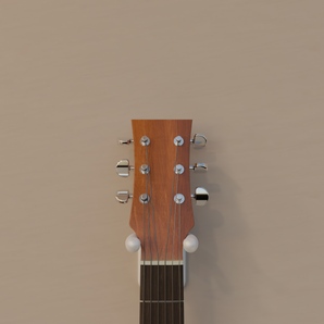 Suspensión para guitarra acústica.