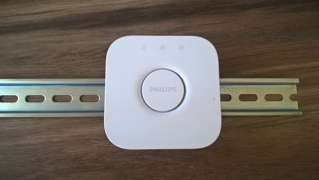 Soporte de carril DIN para Philips Hue Bridge