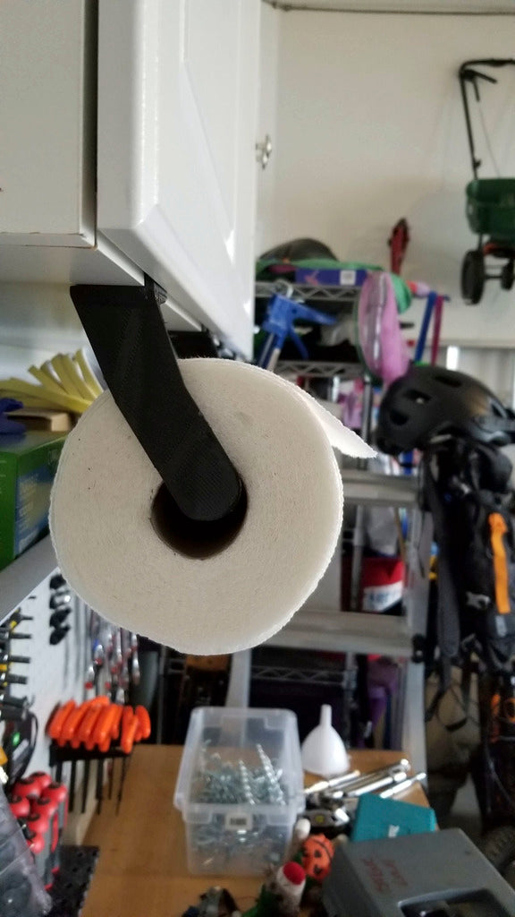 Dispensador de toallas de papel extendido para estantes de armario – Abrazadera de 16 mm