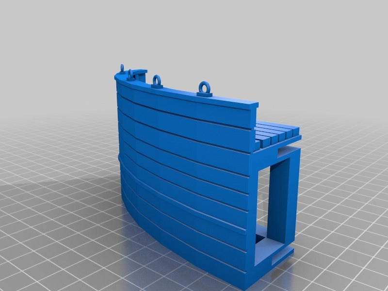 Miniatura de barco de 28 mm, PARTE 2: Cubiertas elevadas