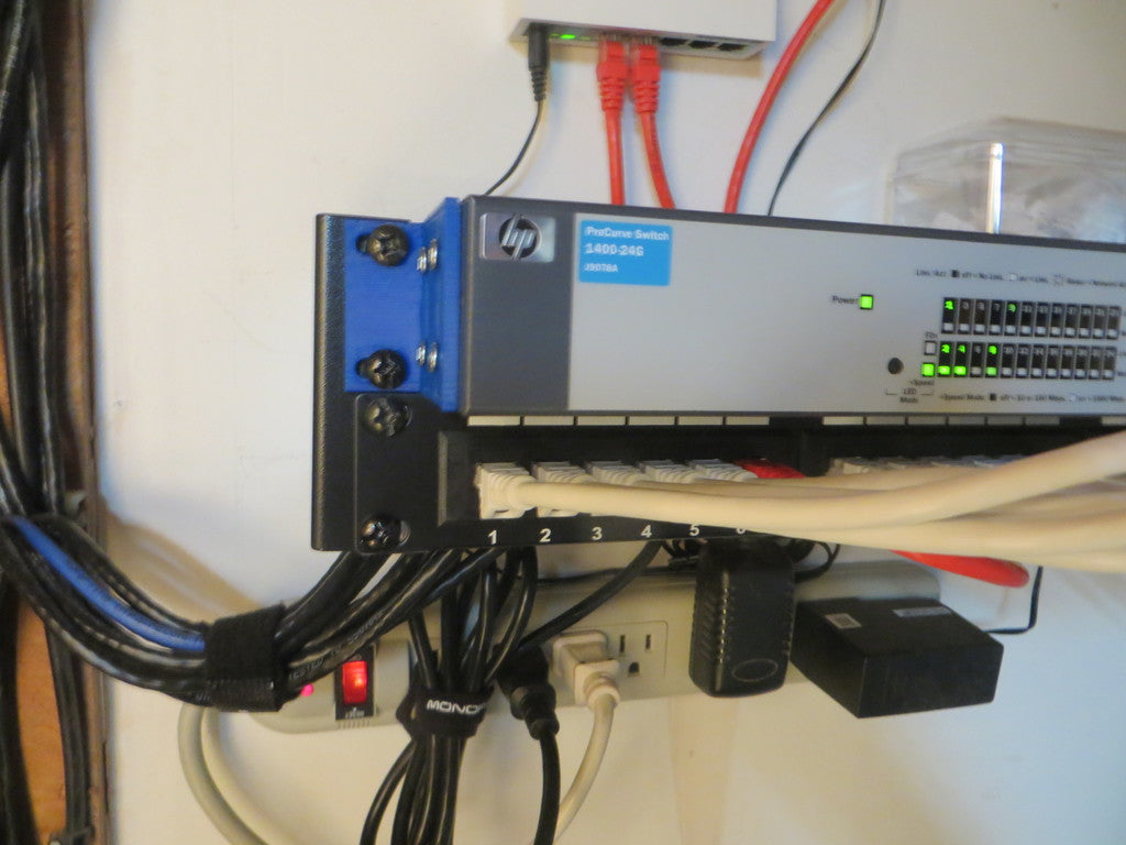 Montaje de 1U para el Switch HP 1400 24g ProCurve