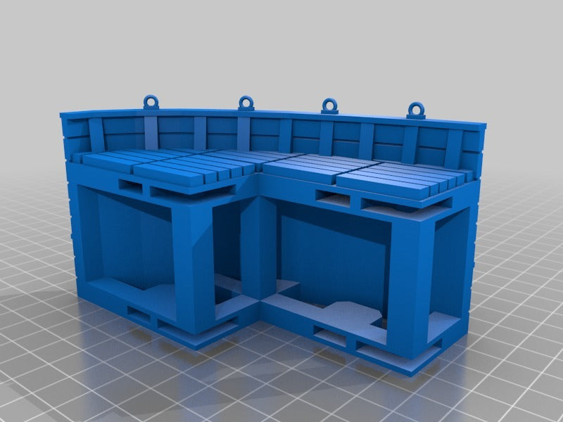 Miniatura de barco de 28 mm, PARTE 2: Cubiertas elevadas