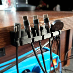 Soporte de cable universal para 5 cables