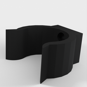 Soporte de pared para tubo de aspiradora - 35 mm