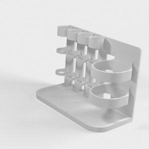 Organizador de baño para soporte para cepillos de dientes y pasta de dientes