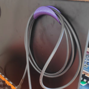 Soporte de cable de guitarra para montaje en pared