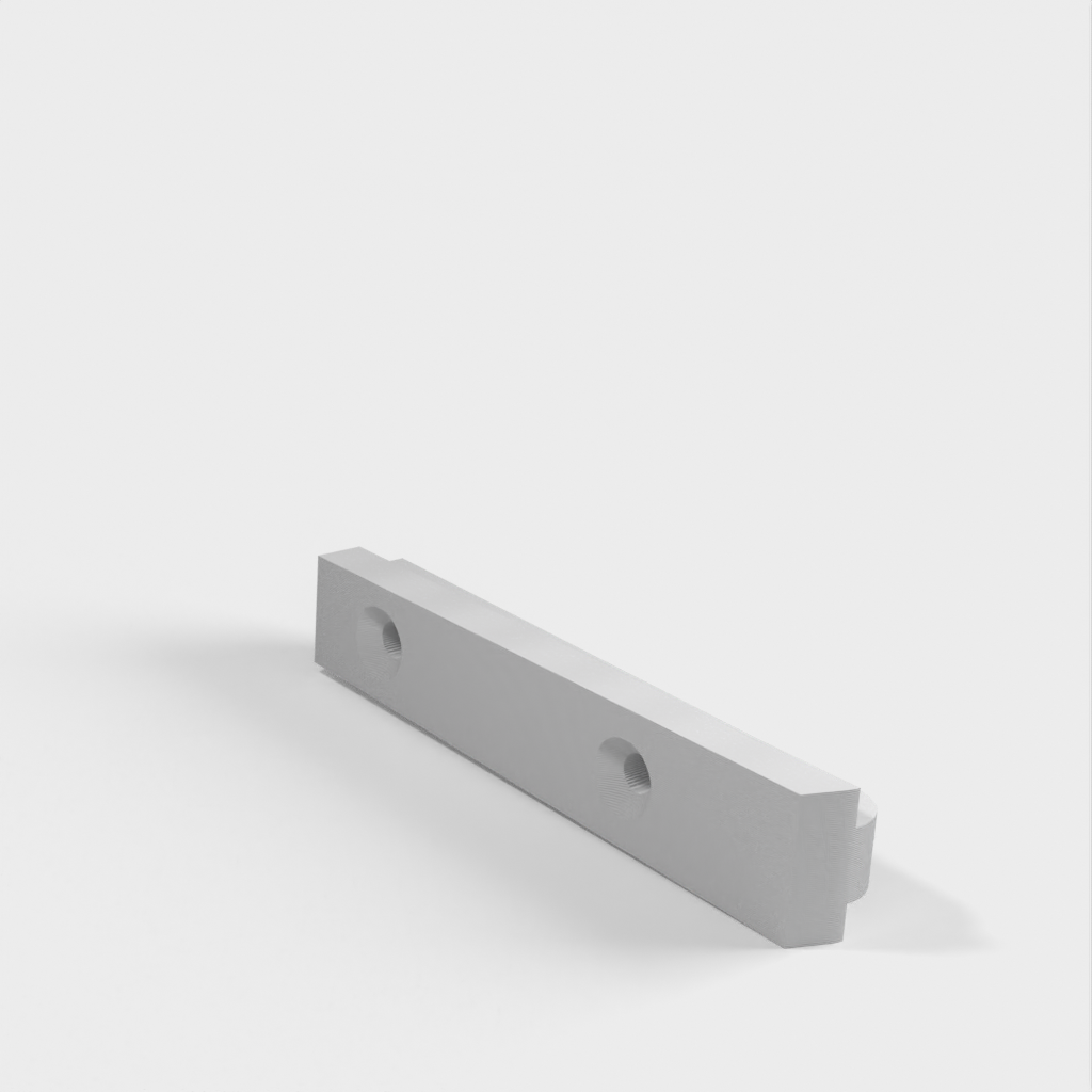 Soporte de montaje en pared con listón de montaje ciego para barra de cortina de 28 mm (Ikea)