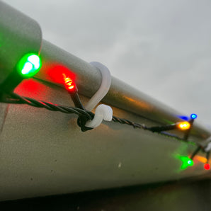 Gancho para luces navideñas para canalón de zinc (10 uds)