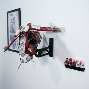 Soporte de pared para la nave de combate Coruscant Guard 75354