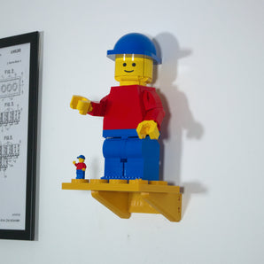 Soporte de pared para minifigura ampliada 40649