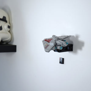Soporte de pared para Star Wars Acclamator 75404