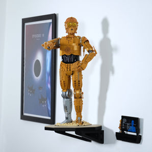 Soporte de pared para LEGO Star Wars C-3PO 75398