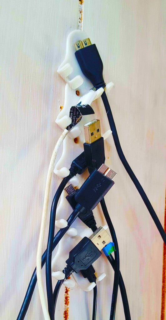 soporte para cable USB