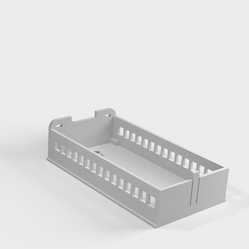 Caja de montaje DIN para Arduino NANO con blindaje Ethernet y adaptador de terminal blindaje IO