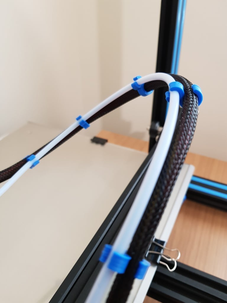 Soporte para cable para cables Bowden y extrusores CR10