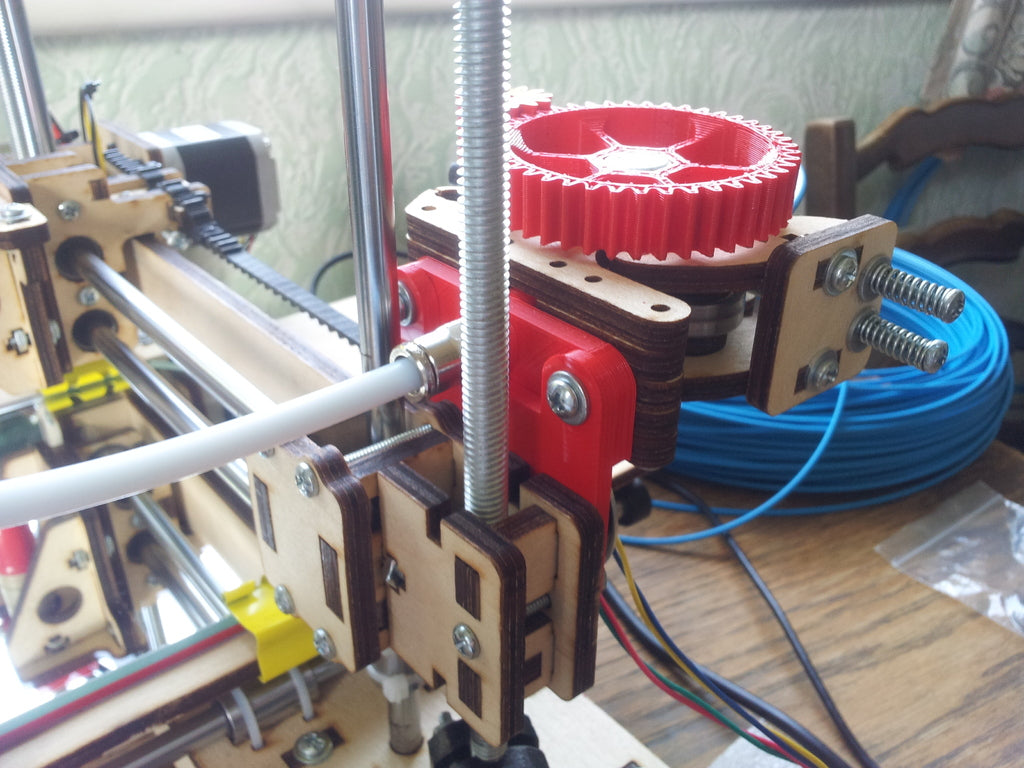 Bowden Cable Mod para Printrbot LC - Alimentación de filamento de 3 mm mejorada