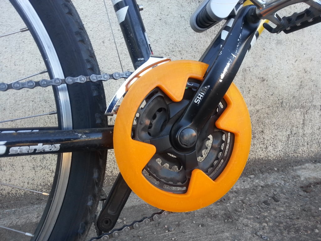 Protector y escudo de cadena de bicicleta Shimano