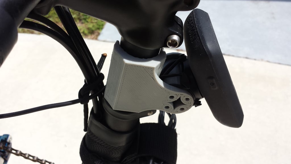 Soporte vertical para bicicleta para GPS y luz
