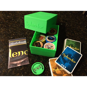 Caja de almacenamiento compacta para el juego de mesa Splendor