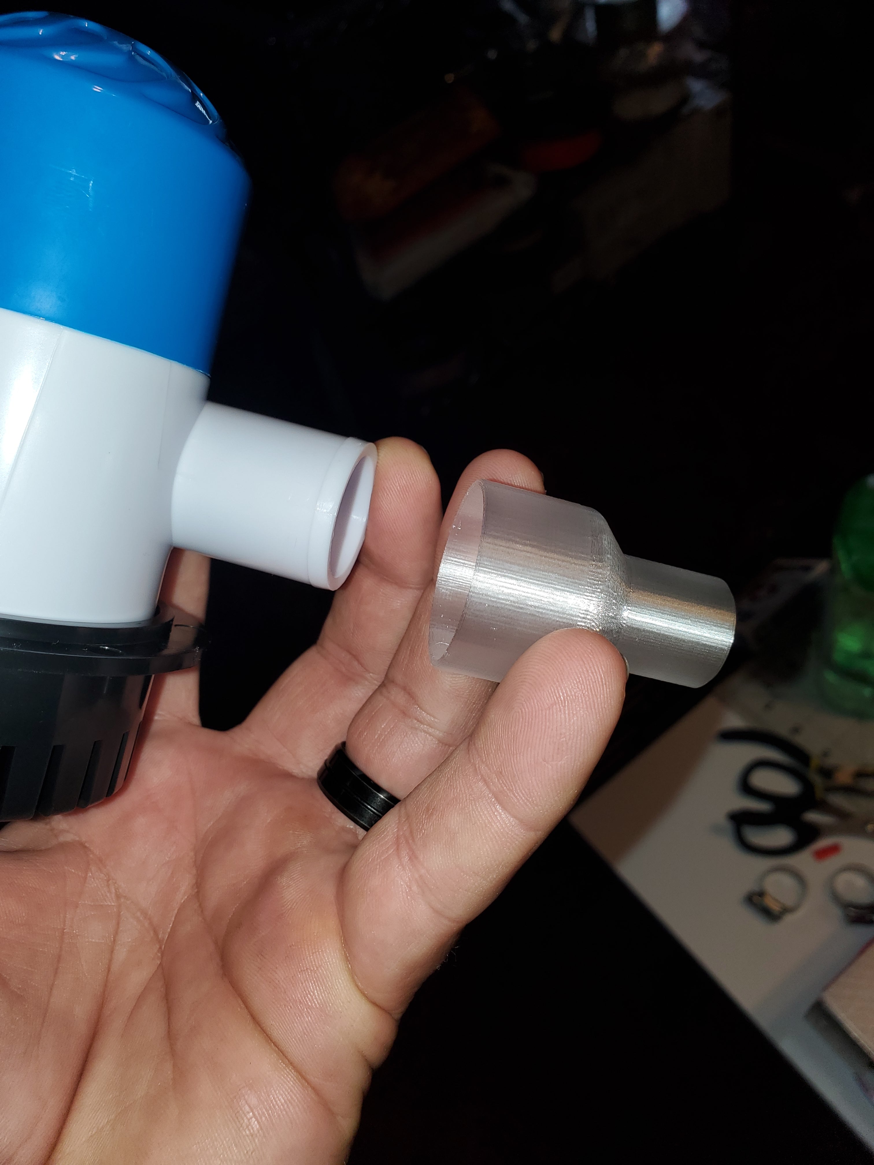 Reductor de bomba de achique