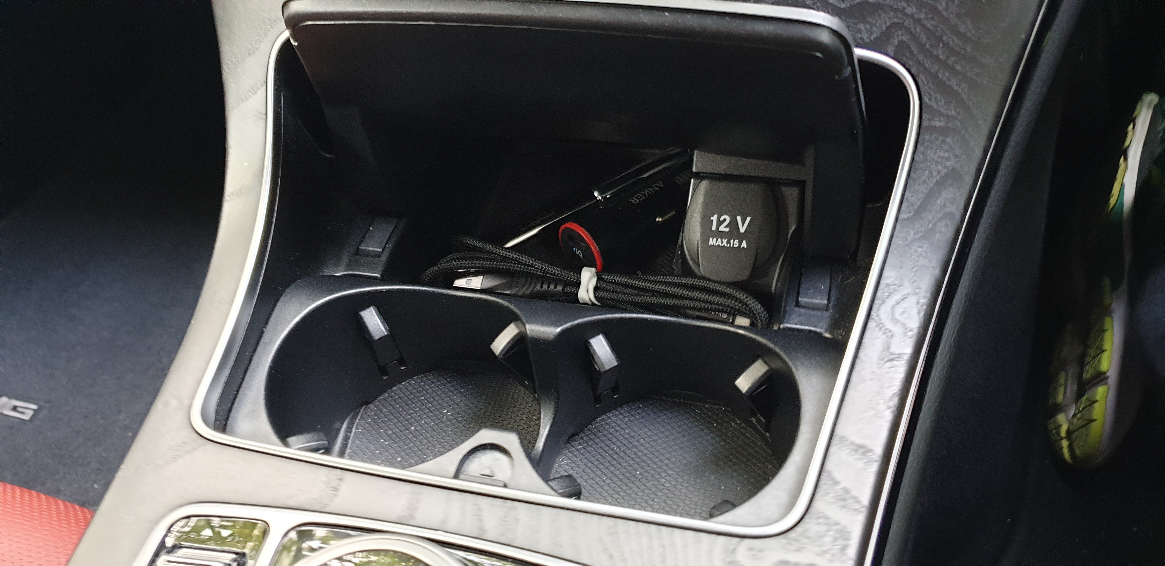 Soporte para vasos extendido para Mercedes Clase C (2016)