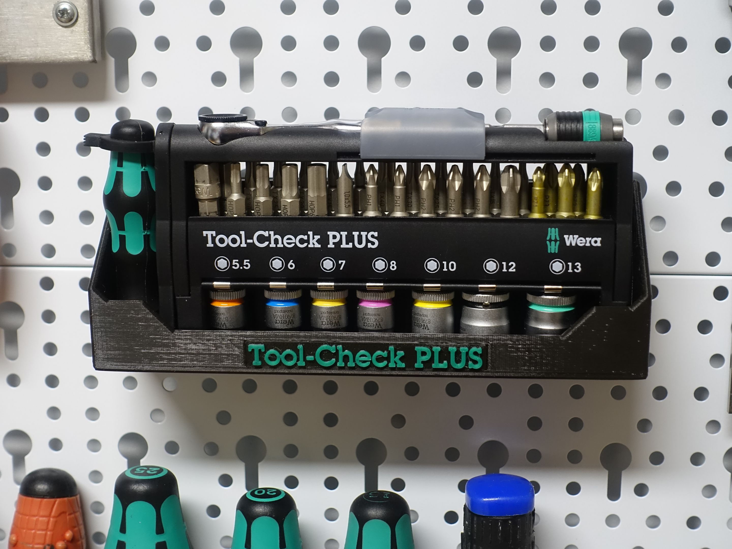 Soporte de pared Wera Tool-Check Plus (sin clip para cinturón)