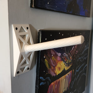 Dispensador de toallas de papel y soporte múltiple de pared: diseño robusto