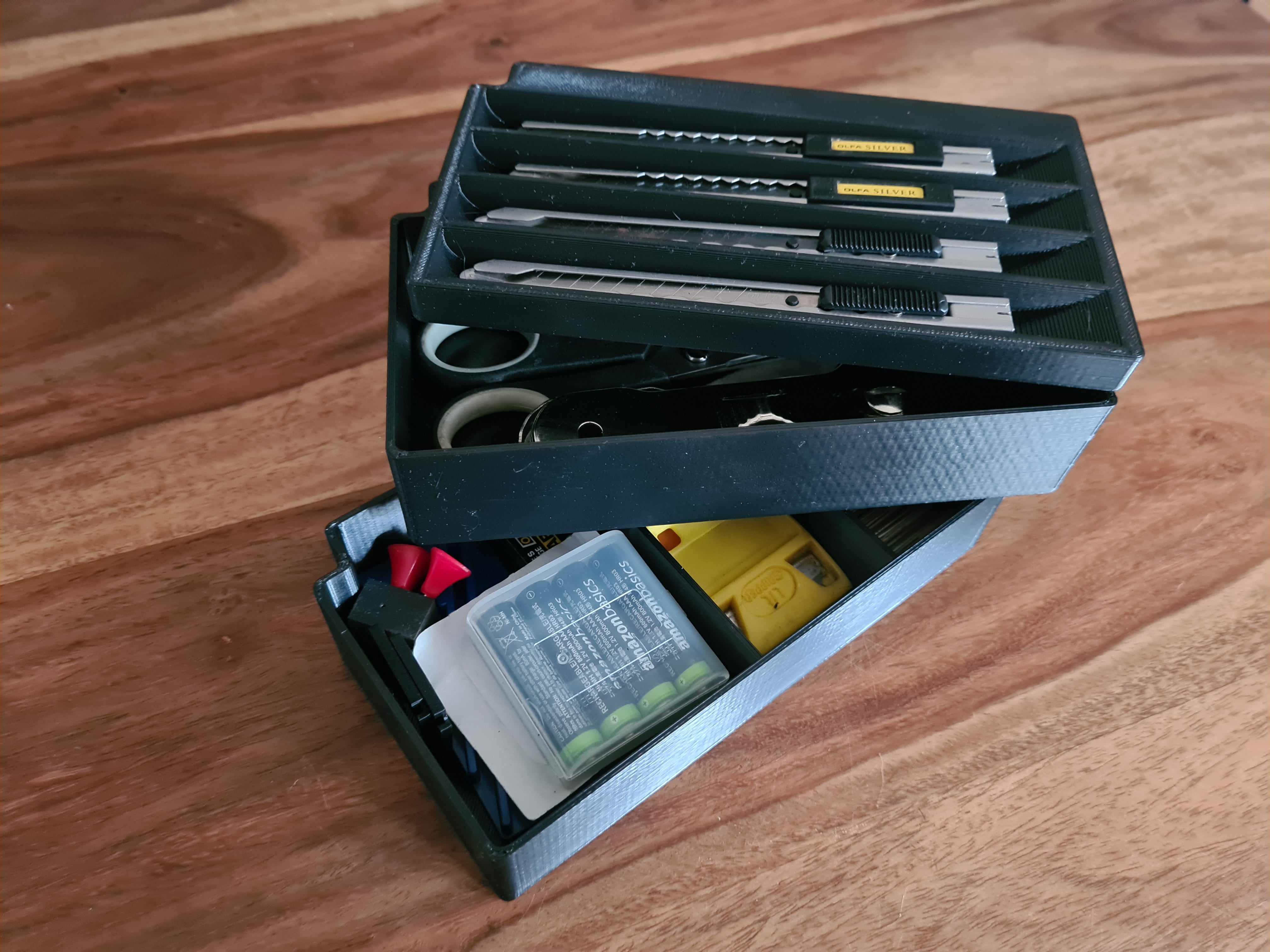 Caja de cuchillos modular para sistemas BOSCH L-Boxx y Sortimo