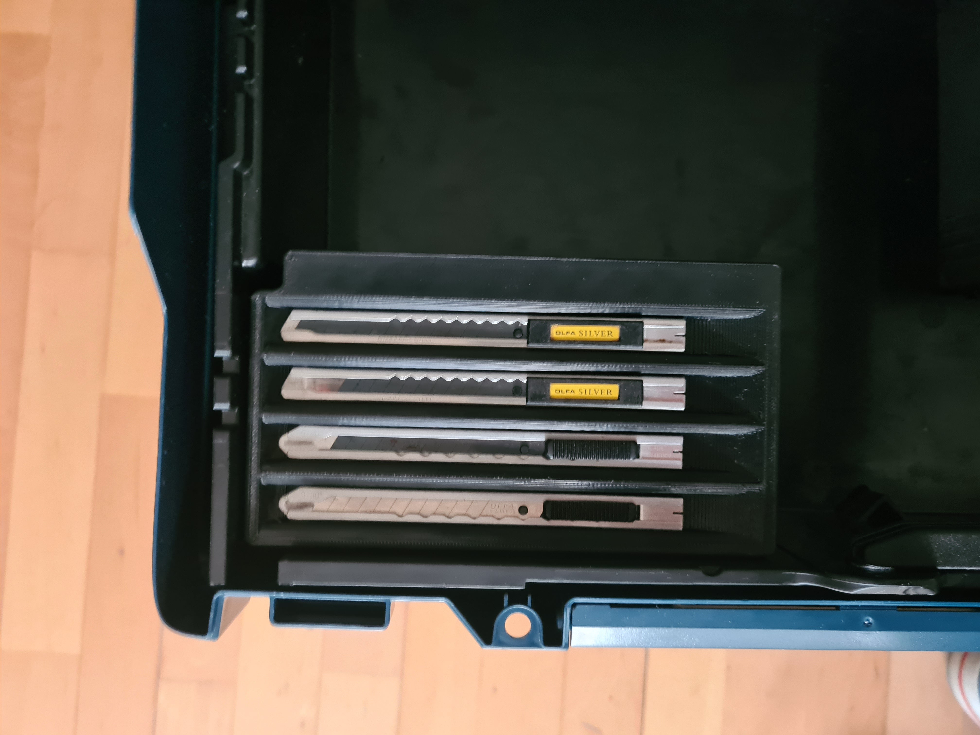 Caja de cuchillos modular para sistemas BOSCH L-Boxx y Sortimo