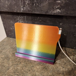 Soporte para iPad con gancho para cables