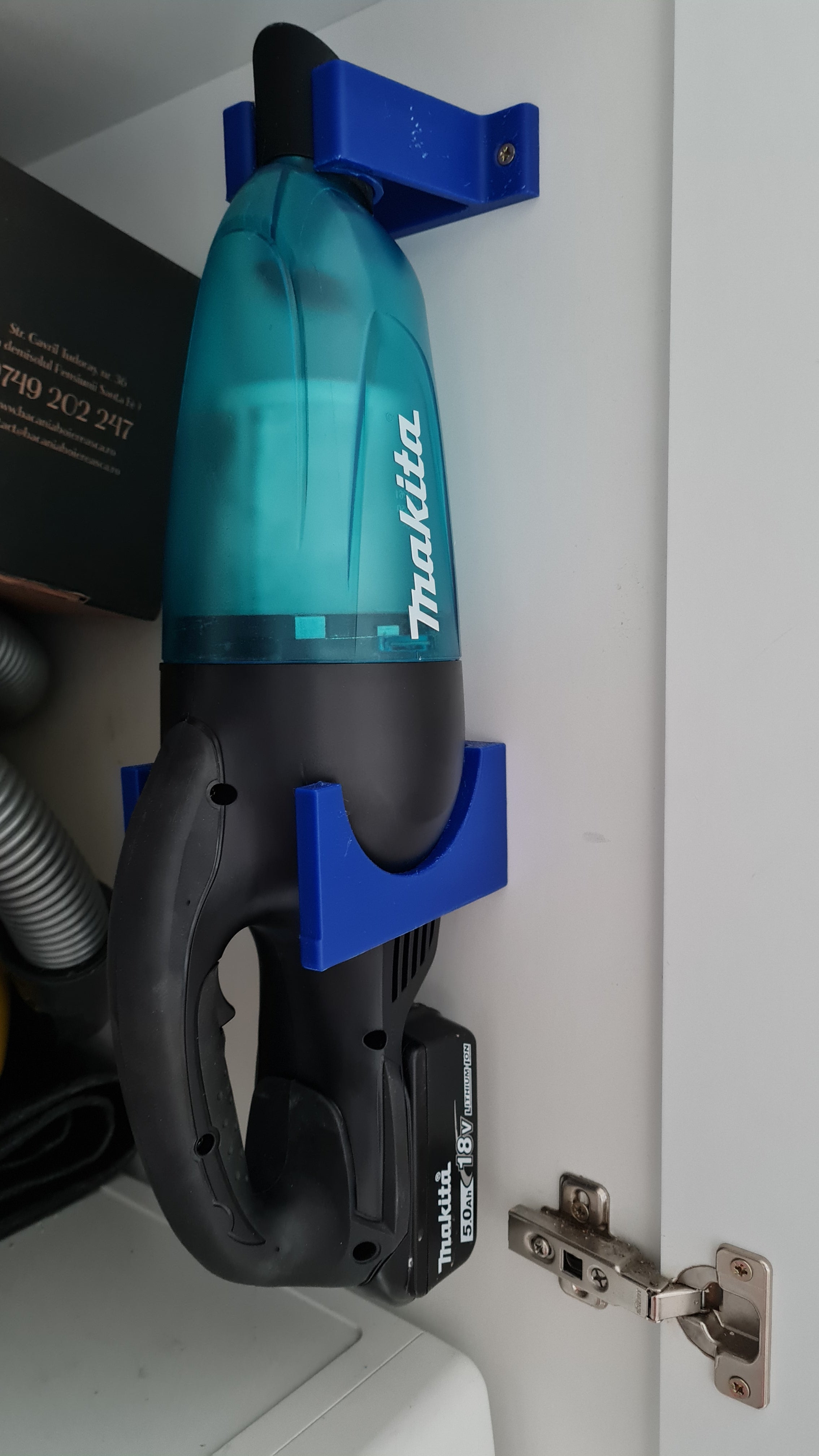 Soporte de pared Makita DCL180 para aspiradora pequeña