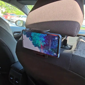 Soporte para tablet y teléfono para el reposacabezas