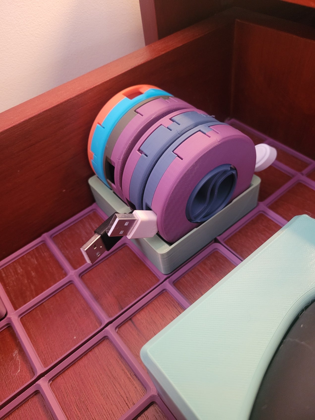 Soporte de cable Gridfinity
