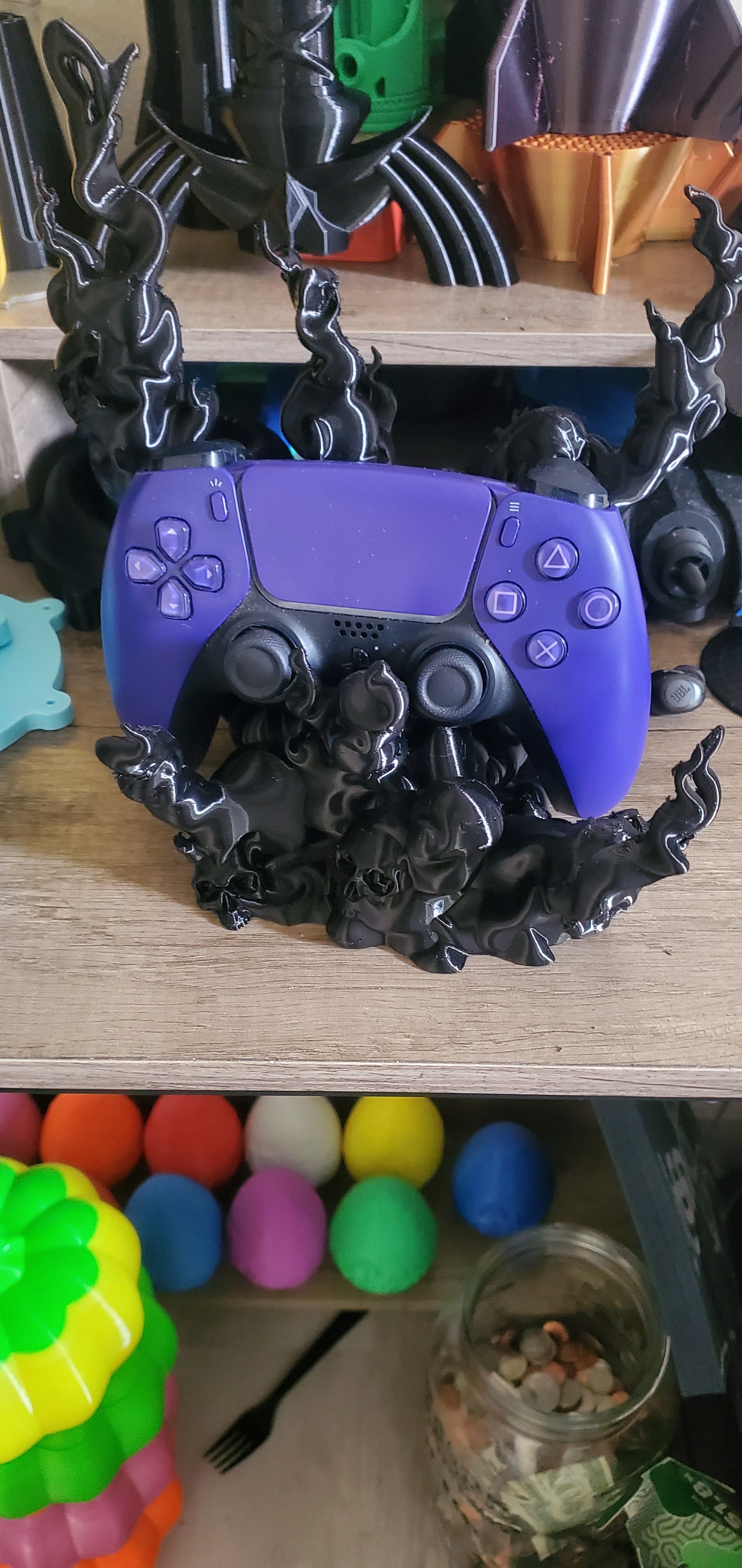 Soporte de controlador Calavera para PS5 Xbox Switch