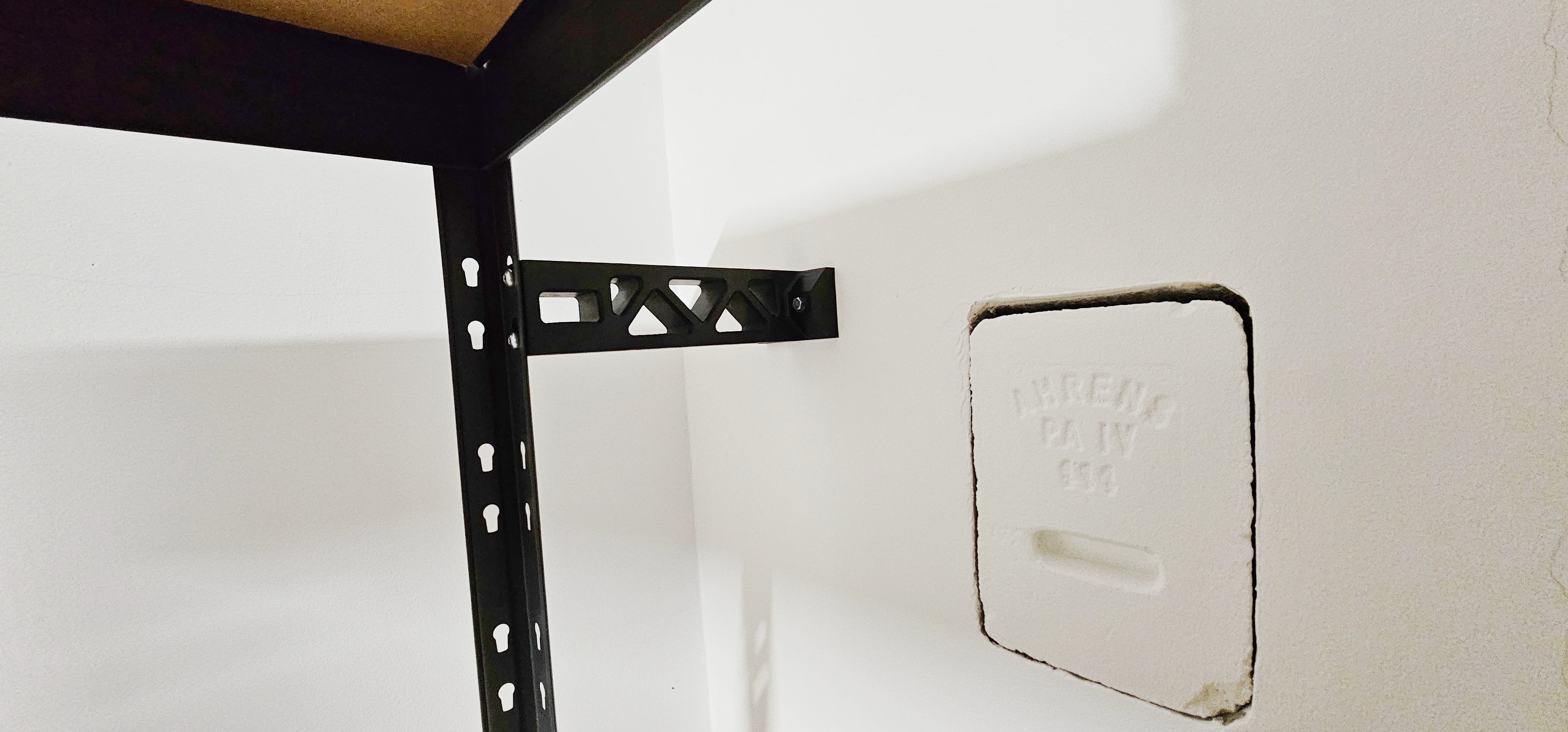 Soporte de pared robusto para estante de impresora 3D - 25 cm