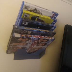 Estante modular de pared para DVD y juegos