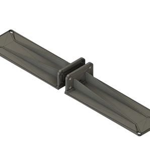 Panel ciego reforzado 2U para rack de 19 pulgadas