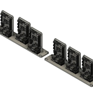 Soporte de rack de 10" para 3x Raspberry Pi 5