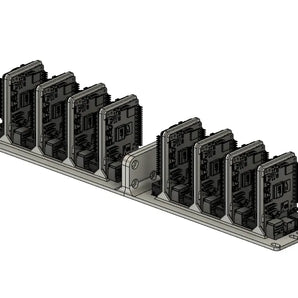 Montaje en rack de 19" 2U para 16 Raspberry Pi 5