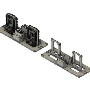 Rack de montaje 2U de 10" para Raspberry Pi 5 y JetKvm