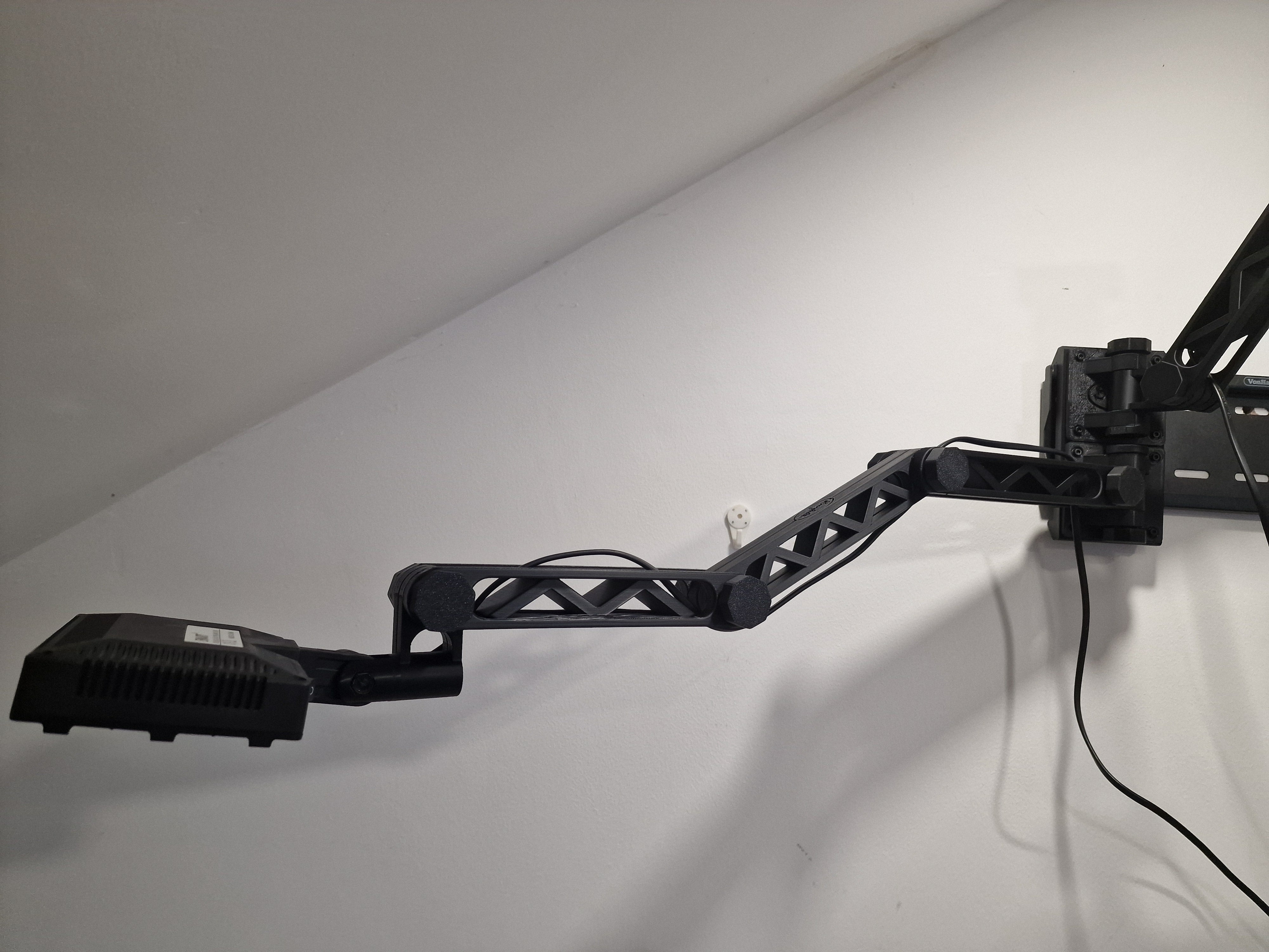 Soporte de pared ajustable con brazo para luces LED y TV