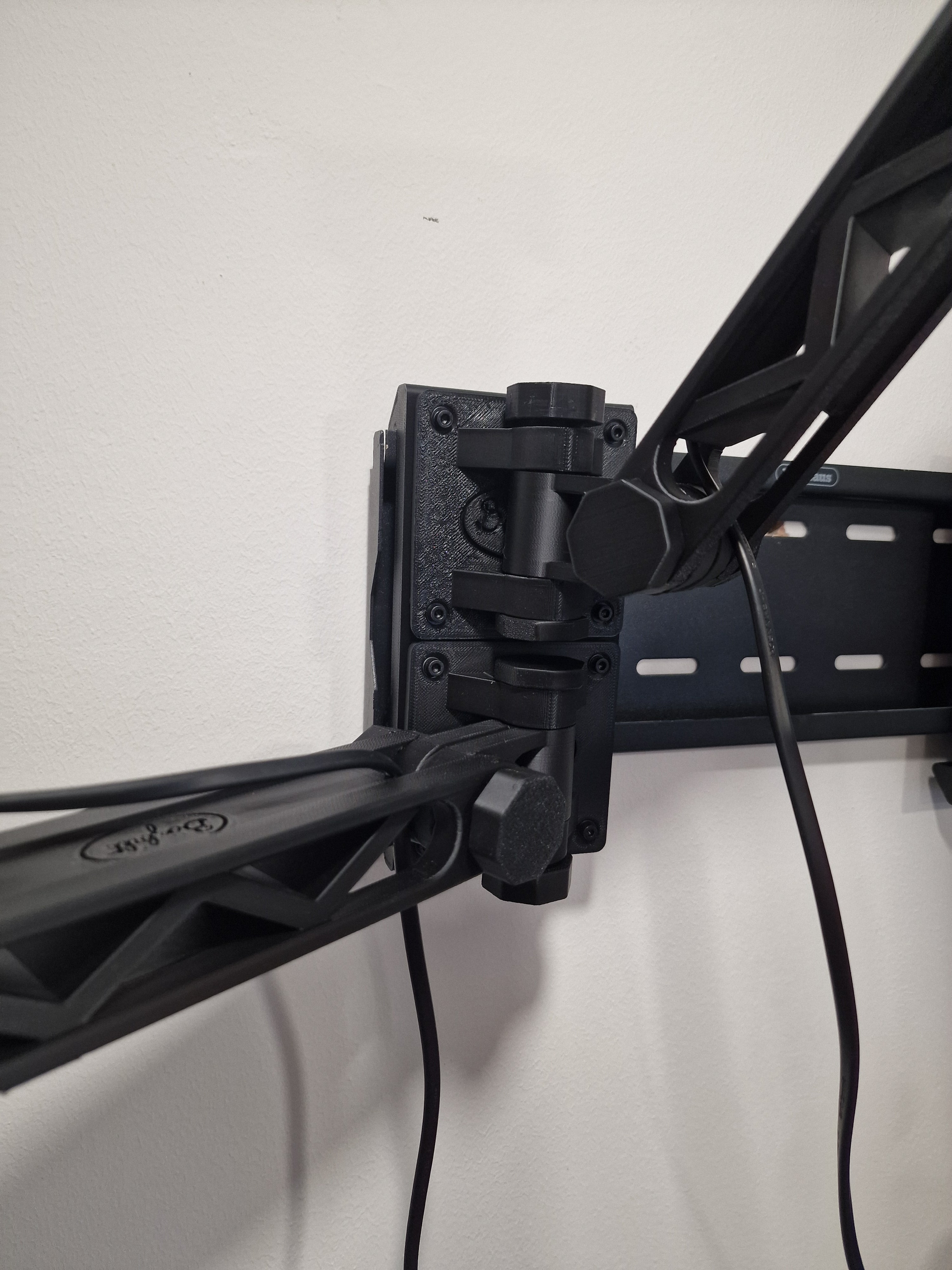 Soporte de pared ajustable con brazo para luces LED y TV