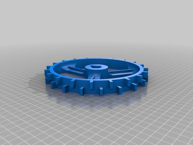 Rueda para robot cortacésped